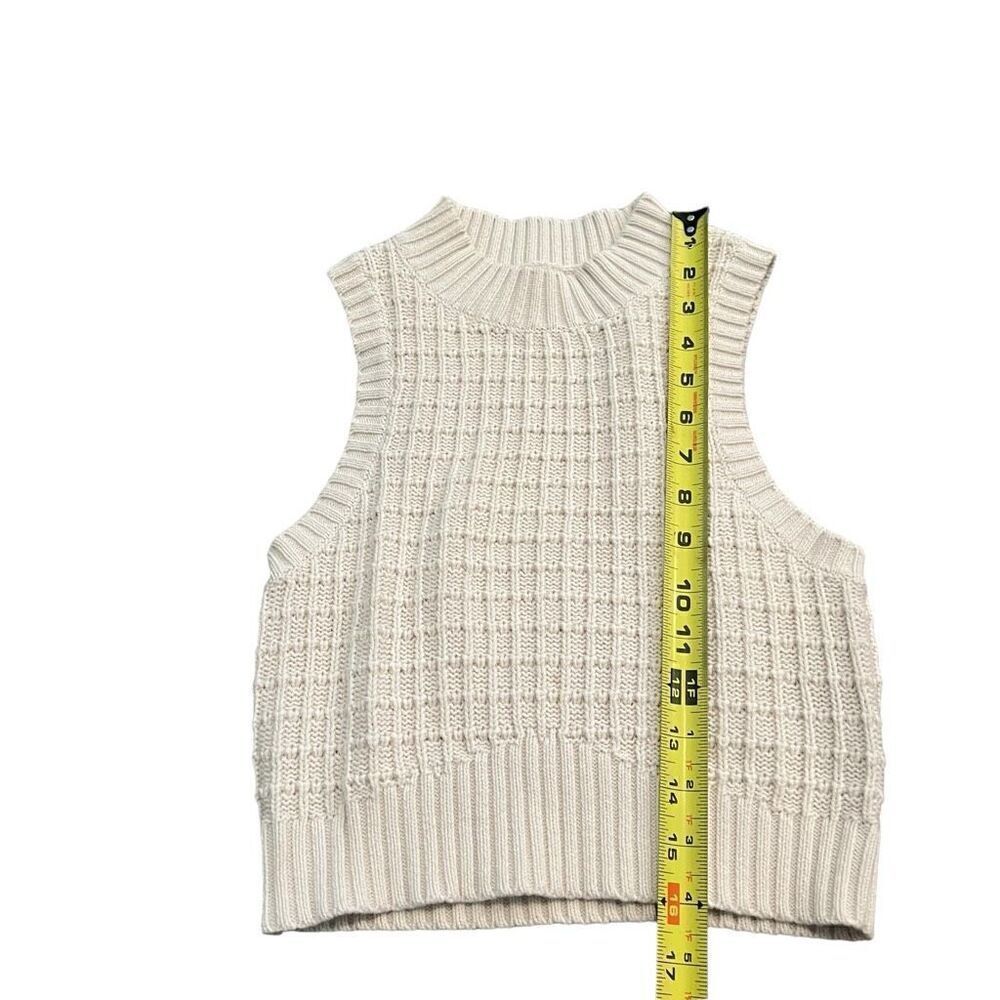 LA HEARTS Cream Knitted Vest Size S - Picture 6 of 6